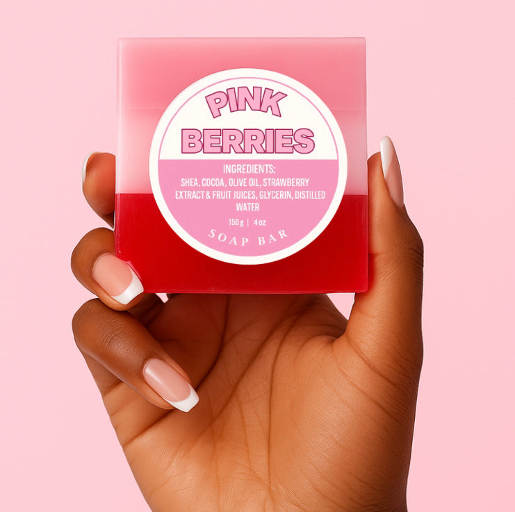 Pink Berries Soap Bar